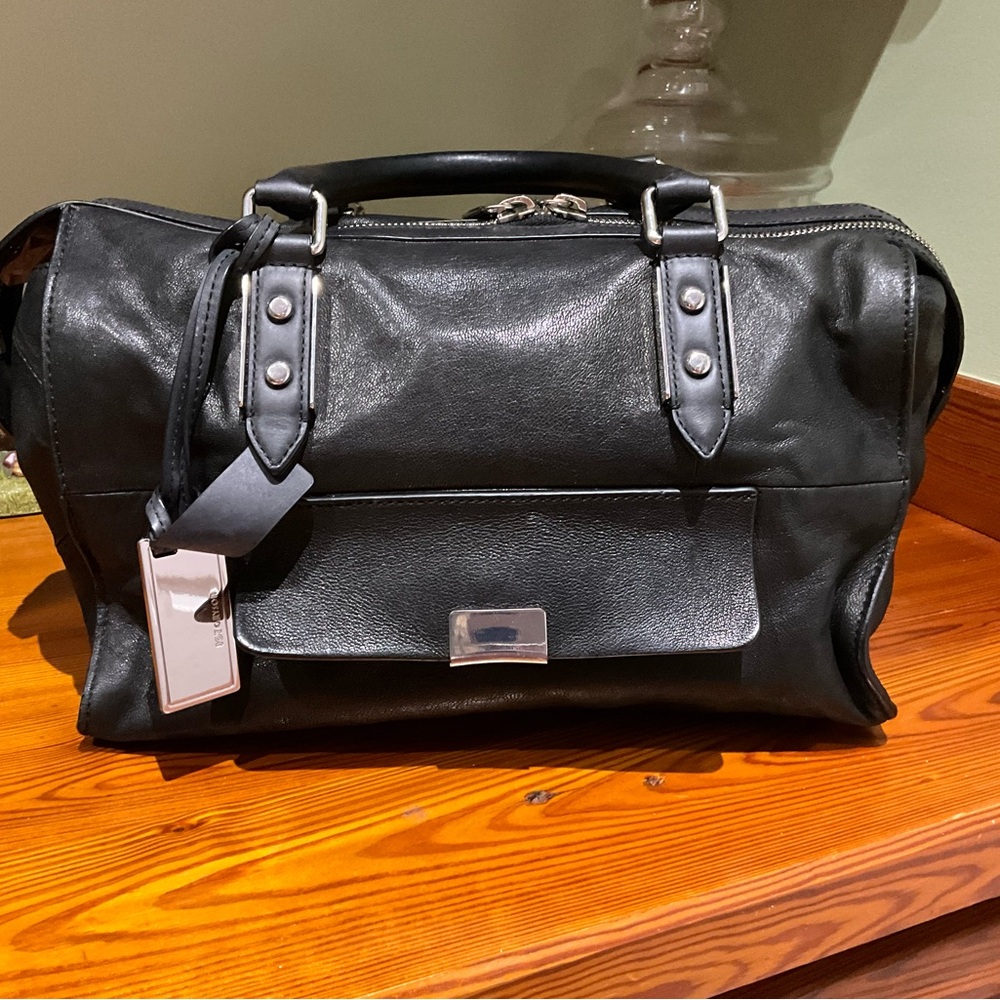 Elegant Soft Black Leather hand bag